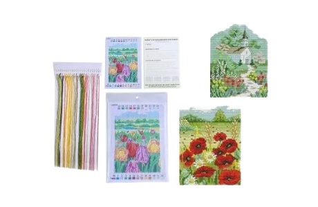 Набор для вышивания крестом 20 х 29 см (полная вышивка 16 х 22,5), M-11831