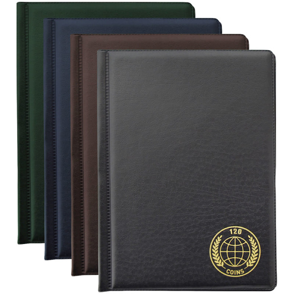 Альбом для монет OfficeSpace 125~175, на 96 монет, 6 листов, ПВХ