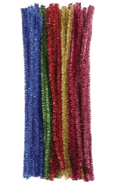 Проволока синельная для творчества 'Блестящая', 6 цв, 30 шт, 0,9х30 см, ОСТРОВ СОКРОВИЩ, 661532